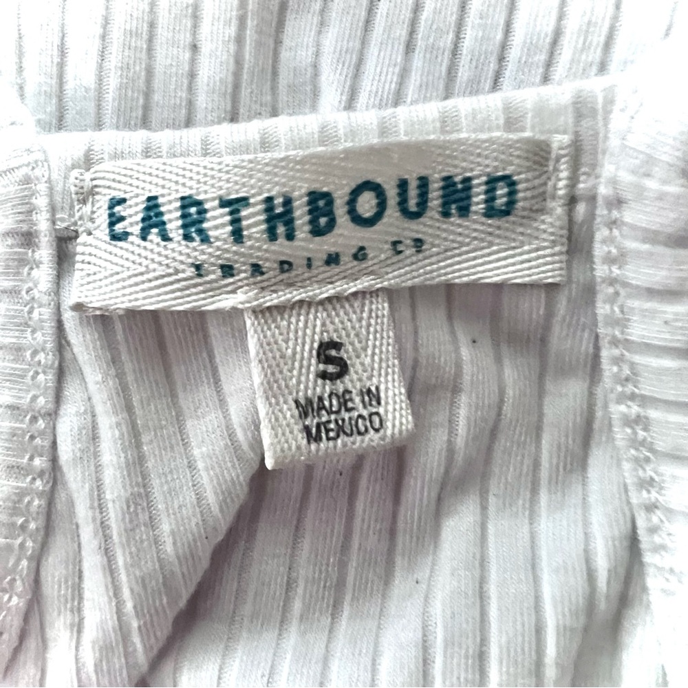 EARTHBOUND Off-White Ribbed Camisole - Picture 3 of 3